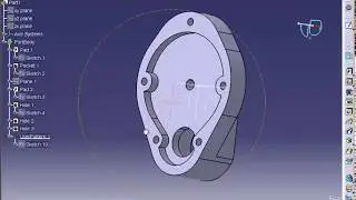 CATIA V5 - 2D into 3D Modeling - Exercise Part design