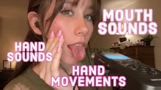 ASMR | Fast Mouth Sounds, Hand Sounds, & Hand Movements (TASCAM)