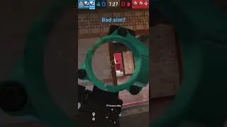 Baddddd aimmmmm!!! #rainbowsixsiege