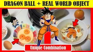 Unique Artwork Idea, Combination of Dragon Ball Chibi with Real World Object