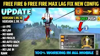free fire lag fix HTML config file | ff lag fix Vbot & vskin config file | free fire lag fix config