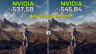 Nvidia Drivers (537.58 vs 545.84) Test in 5 Games RTX 3060Ti - Comparison Test