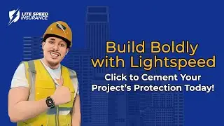 Build Boldly with Lightspeed | Cement Your Project’s Protection Today! #contractors #safetyfirst