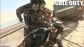 New Blackcell Ghost Monster Skin (Alone) With Finishing Moves - Call Of Duty MW3 Finishers