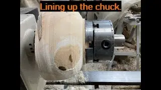 Lining up the Chuck on my Grizzly Lathe