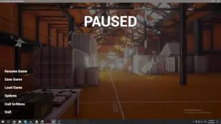 UE4 FPS Template Menu