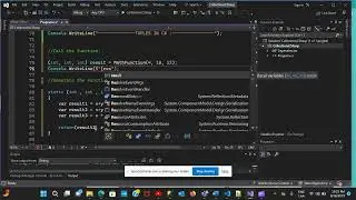 Functions with Tuples C#