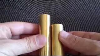 PA-PS Style Mod - Mechanical Mod - Brass & Stainless Steel - 18650 / 18500 / 18350