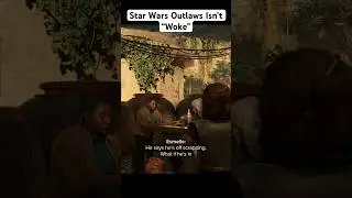 40 Hours Into Star Wars Outlaws And This Is The Only “Woke” Scene I Found 🎮 #StarWarsOutlaws #fyp