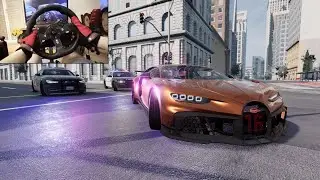 Stealing Bugatti Chiron Pur Sport + Police Chase | BeamNG.Drive