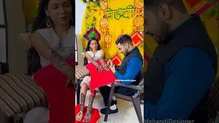 Trending Bridal Mehndi ✨😍 #rajmehandidesigner #mehndidesign #henna #bridalmehndi #mehndi #ytshorts