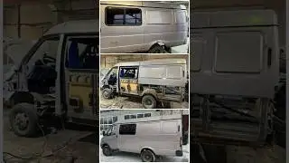 Ремонт электротехнической лаборатории на базе газ 27057. Замена задних крыльев, боковины бензобака.