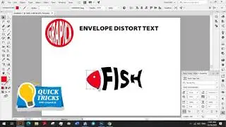 How to Use Envelope Distort on Type in Adobe Illustrator Tutorial