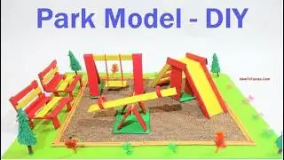 Park Model Making Craft Ideas | DIY project at home | HowToFunda  | still model