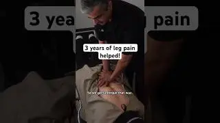 Patient with 3 Years of Leg & Hip Pain experiences EMOTIONAL RELEASE! Dr. Rahim 