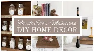 Thrift Store Upcycle DIY Home Decor!
