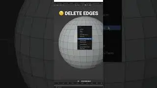 🤨 How to Model in Blender - Delete Edges 