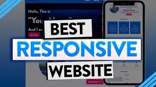 Responsive Portfolio Website: HTML CSS MASTERY (No Voice)