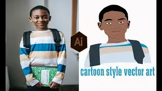 How To Make Simple Cartoon Style Vector Art In Adobe Illustrator Tutorials