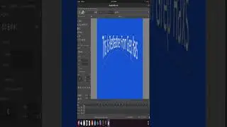 Krita Placing Curve In Text With Mesh