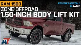 2009-2018 RAM 1500 Zone Offroad 1.50-Inch Body Lift Kit Review & Install