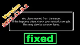 Among US New update -You disconnected from the server issue[SOLVED]