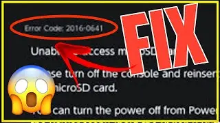 nintendo switch error code 2016-0641 | nintendo switch error code | fix nintendo switch error code