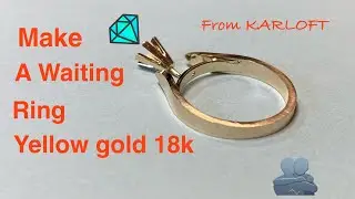 Engagement DIAMOND  Ring - How it's MAKING   jewelry KARLOFT