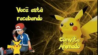 Convite Virtual Pokémon