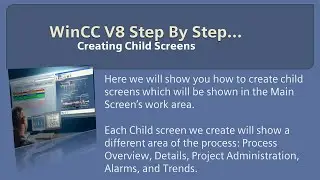 WinCC v8.0 Step By Step 8: Create Process Screens 🎨 Learn SCADA Programming 