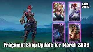 Fragment Shop Update for March 2023 | Mobile Legends