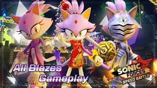 All Blazes Gameplay (Sonic Forces Speed Battle)