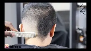 HAIRCUT TUTORIAL : BLURRY MID  BALD FADE !