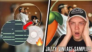 How To Make FIRE Vintage Samples For Kendrick Lamar (Like A Real Jazz Sample!?) | FL Studio Tutorial