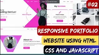 How To Build a Responsive Personal Portfolio Website From Scratch Using HTML CSS Javascript