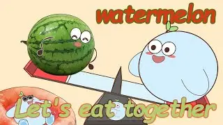 🍉Everyone gets a share, let's eat watermelon together! 😋