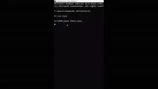 How to run a java code by command prompt 