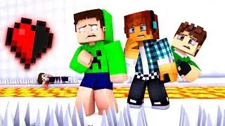 TEMOS APENAS 1 VIDA no MINECRAFT ( AuthenticGames, BaixaMemoria e Iago )