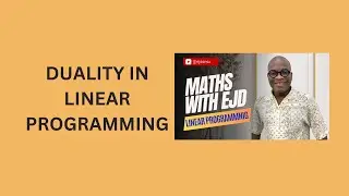 27. Duality in Linear Programming