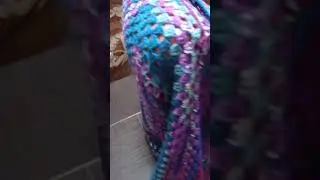 Кардиган крючком из 2х шестиугольников
