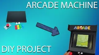 Man Builds a Custom Arcade Machine from Scratch! | DIY Project 🕹️🎮 (Thanks to @Dtek!)