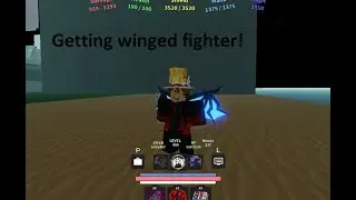 Getting winged fighter! (Roblox Critical legends)
