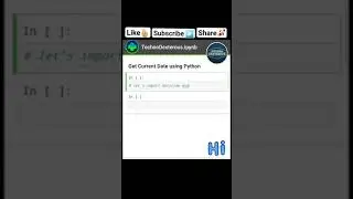 How to get current date using python 