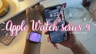 UNBOXING PINK APPLE WATCH SERIES 9