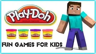 MineCraft Claymotion - How To Make Minecraft - Play Doh Minecraft