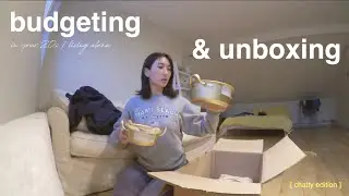 chatty vlog | budgeting in your 20s, unboxing winter clothes⛄️