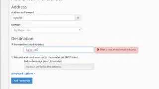 cPanel - Forwarding emails
