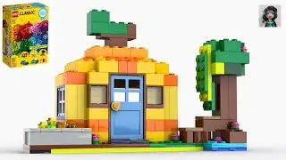 MINECRAFT PUMPKIN FARM Lego classic 11005 ideas Halloween How to build