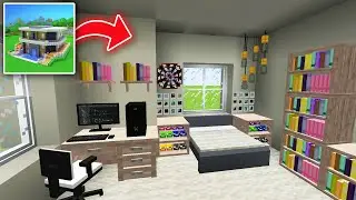 How to Make MODERN BEDROOM in CRAFT WORLD