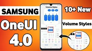 Samsung OneUI 4.0 Android 12 10+ New Volume Panels - A50 A50S A51 A52 A52S A71 M21 M31 M31S M30S M51